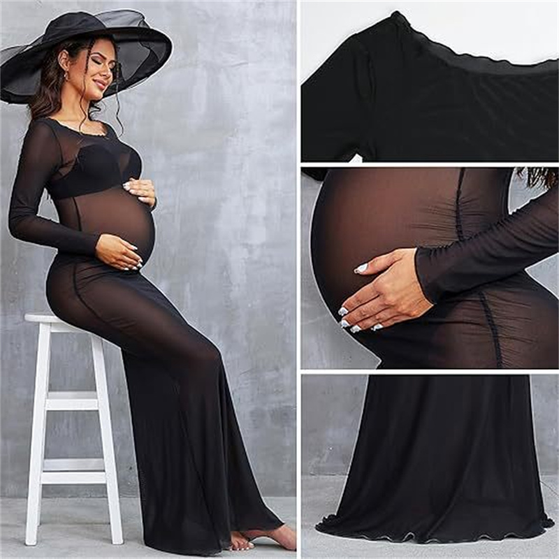 Women Fashion Photoshoot - Novo Vestido de Gestante Feminino 2026
