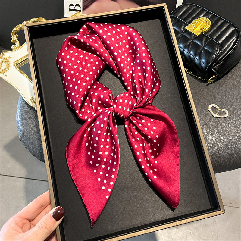 Women Fashion Necktie - Luxo Novo Impresso Lenços Lenço de