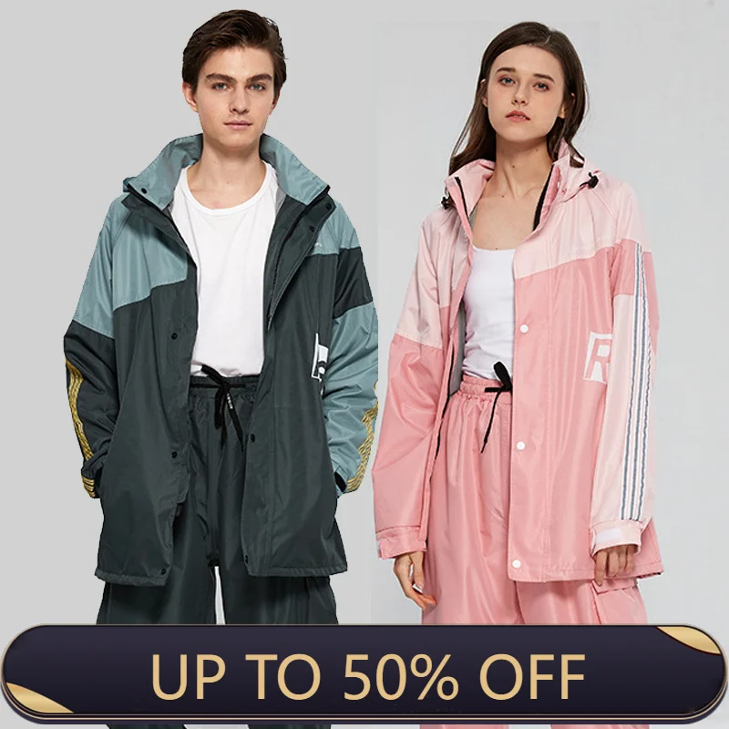 Women'S Fashion Raincoat - Conjunto de Capa de Chuva e