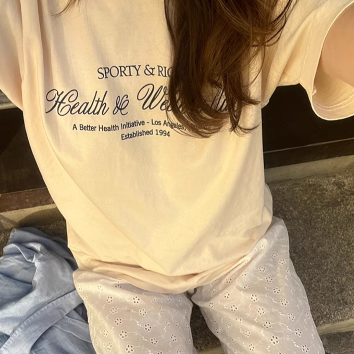 Women Fashion Usa - Camiseta feminina de manga curta vintage