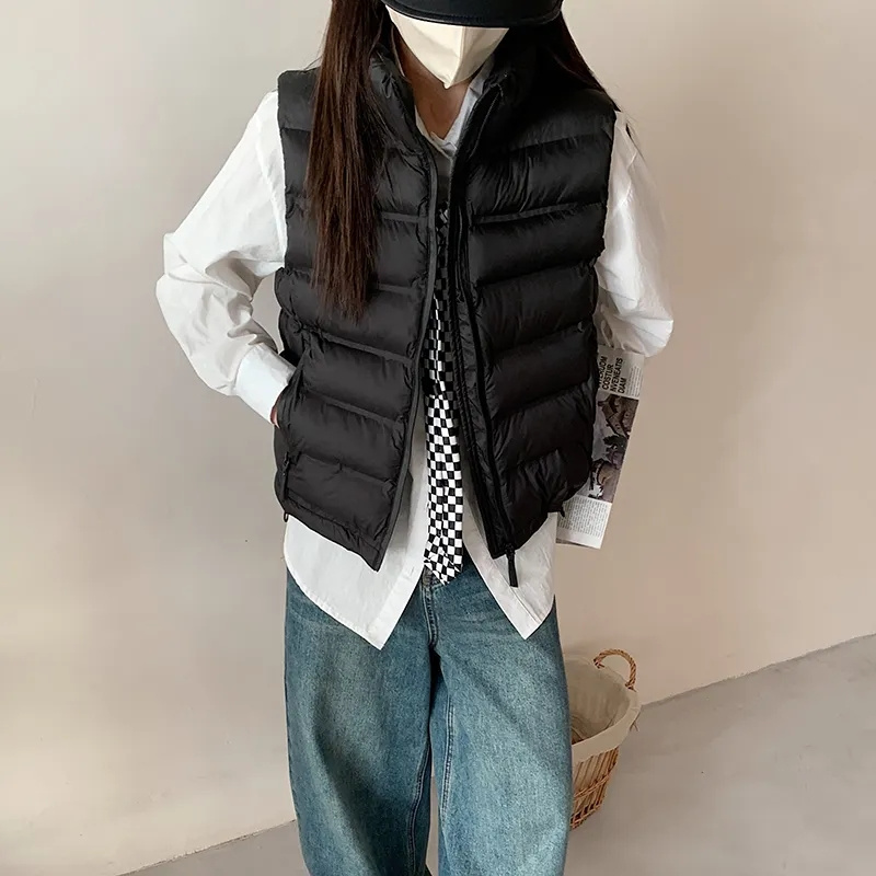Puffer Vest Fashion Women - 2025 novo puff colete feminino inverno