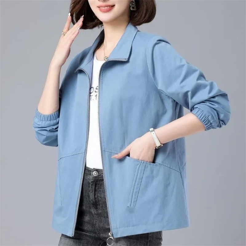 Women'S Fashion Raincoat - Moda 2025 nova jaqueta corta-vento feminina