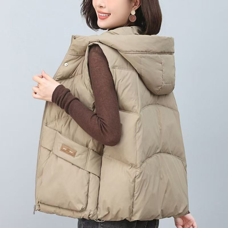 Puffer Vest Fashion Women - Inverno 2026 moda oversized puffer colete