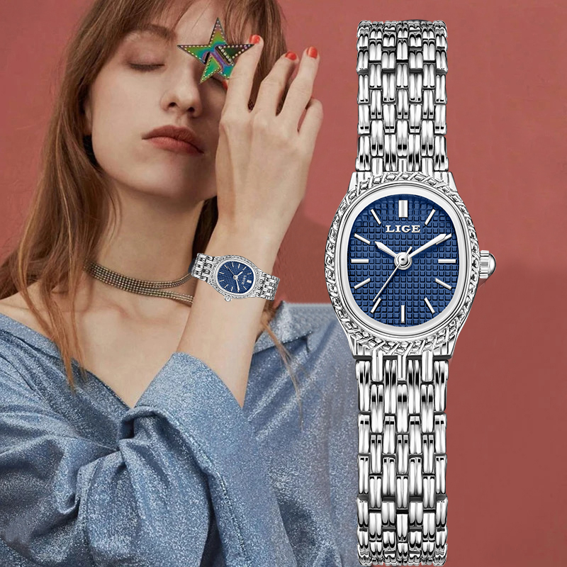 Women Fashion Simple - Lige moda luxo quartzo mulher relógio