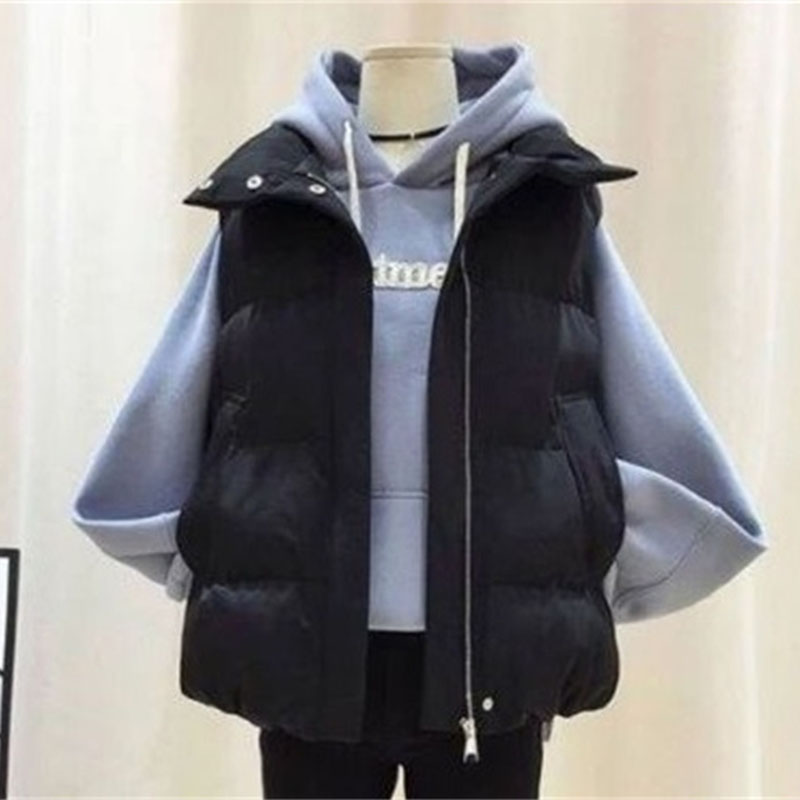 Puffer Vest Fashion Women - 2025 senhoras curto puffer colete jaqueta