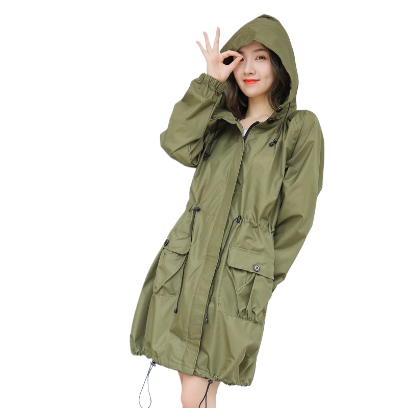 Women'S Fashion Raincoat - Capa de Chuva Leve e Impermeável