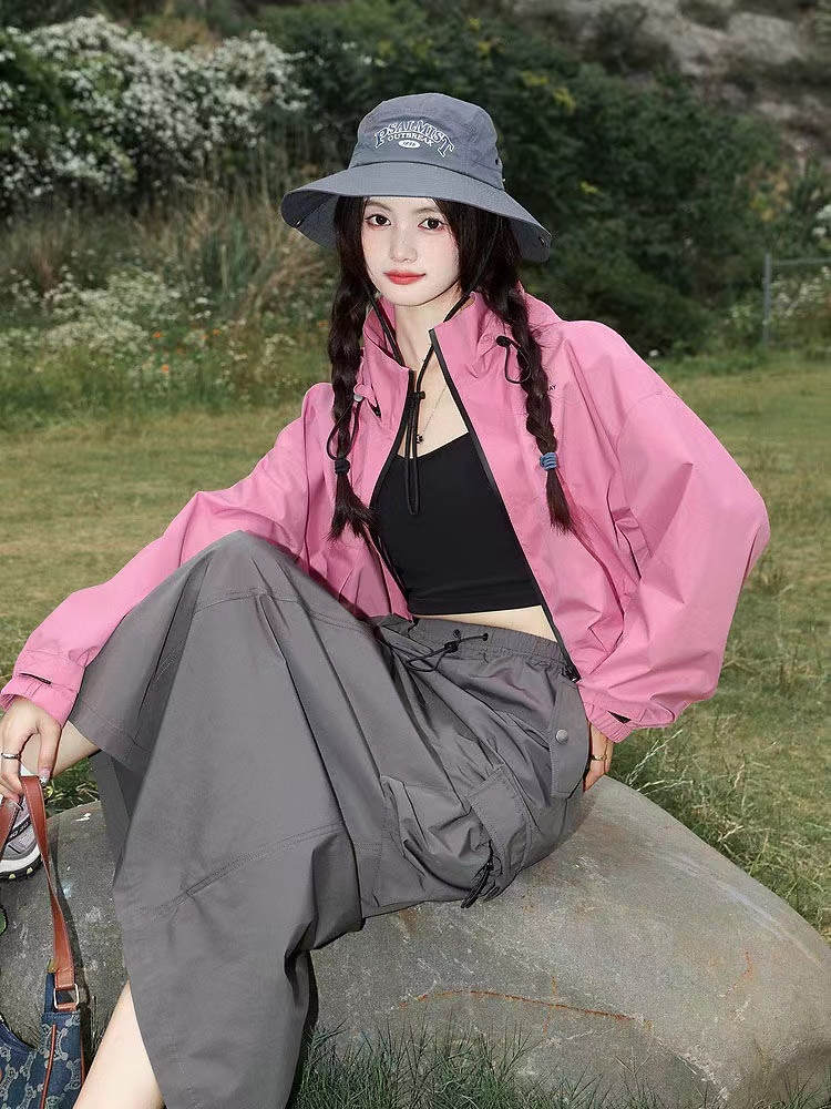 Women'S Fashion Raincoat - Trench coat feminino impermeável capa de