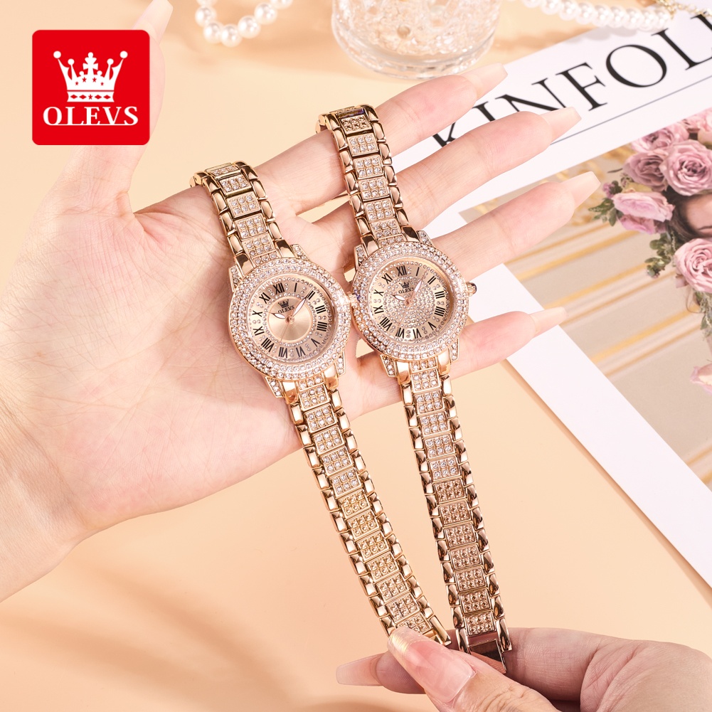 Olevs luxo moda senhoras relóg - Fashion Women Watch avaliação e preço