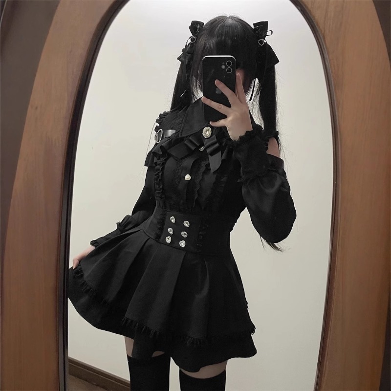 Conjunto de Roupa Jirai Kei pa - Women'S Y2K Fashion Aesthetic avaliação e preço
