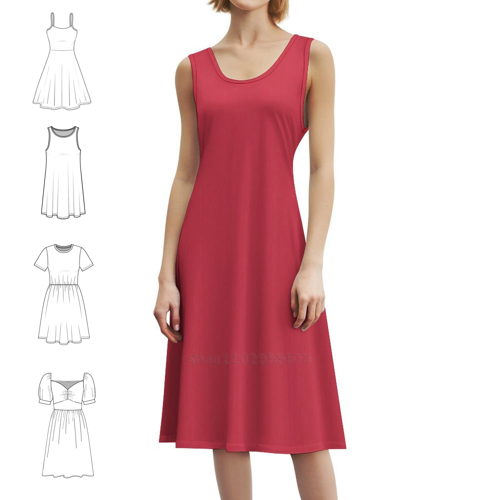 Paprika floral blusa vestido p - Smocked Dress Women avaliação e preço
