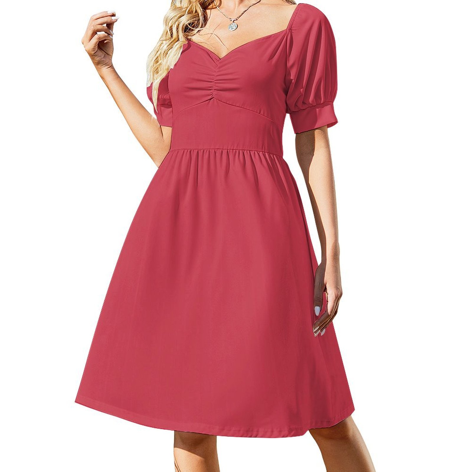 Paprika floral blusa vestido p - Smocked Dress Women avaliação e preço