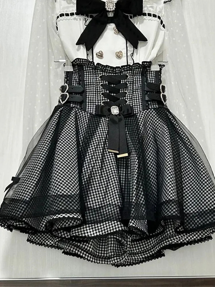 Novo estético japonês doce 2 p - Women'S Y2K Fashion Aesthetic avaliação e preço