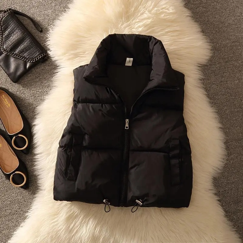 Feminino acolchoado puffer sem - Puffer Vest Fashion Women avaliação e preço