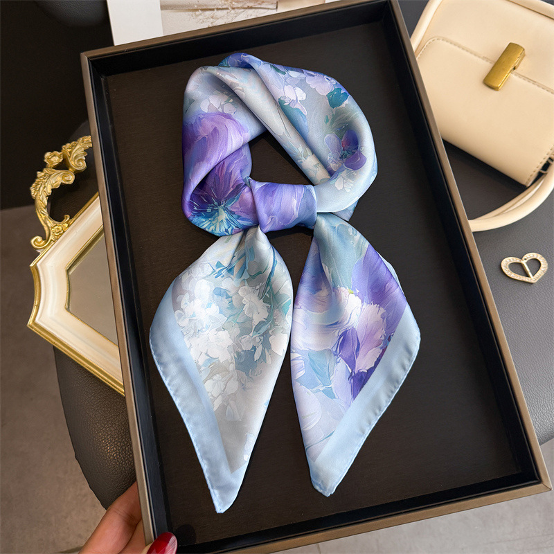 2026 nova impressão floral len - Women Fashion Necktie avaliação e preço