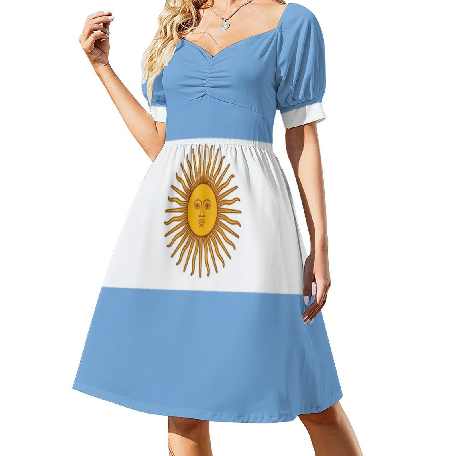 Argentina-Argentinian camiseta - Smocked Dress Women avaliação e preço