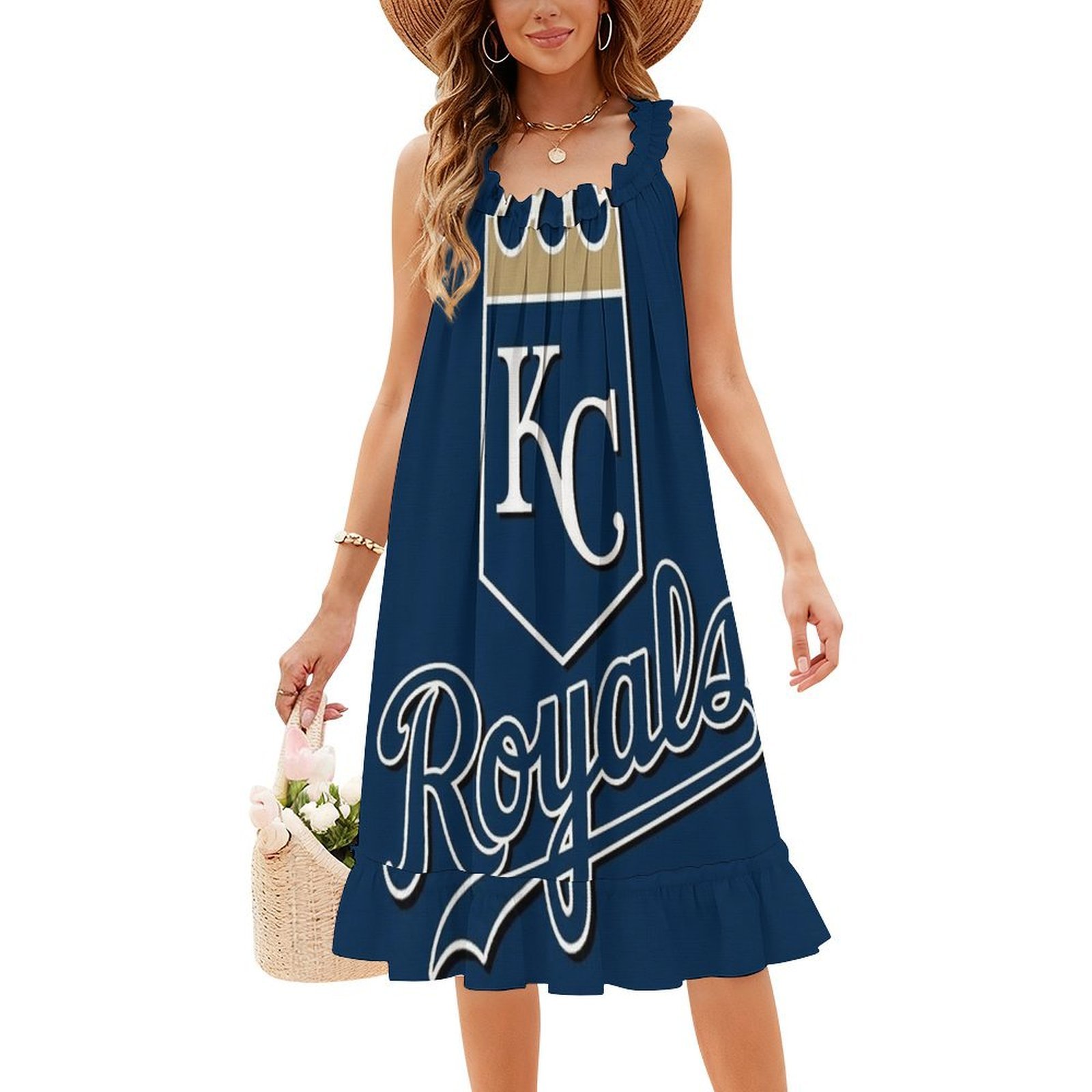 Kc royals vestido blusa floral - Smocked Dress Women avaliação e preço