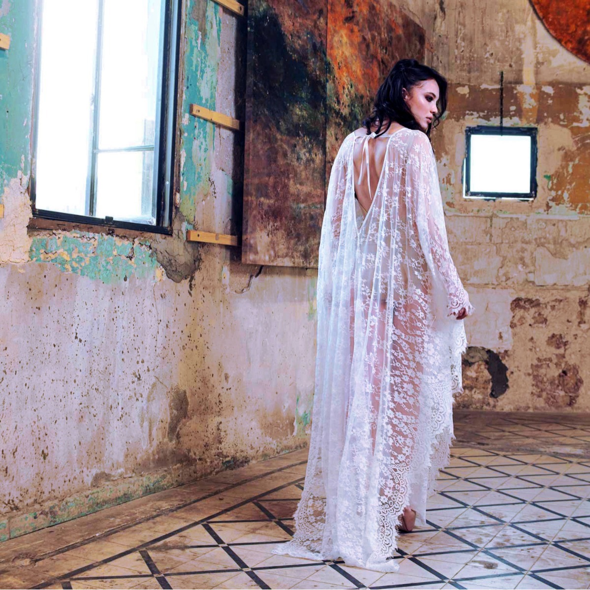 Vestido Longo Solto de Renda p - Women Fashion Photoshoot avaliação e preço