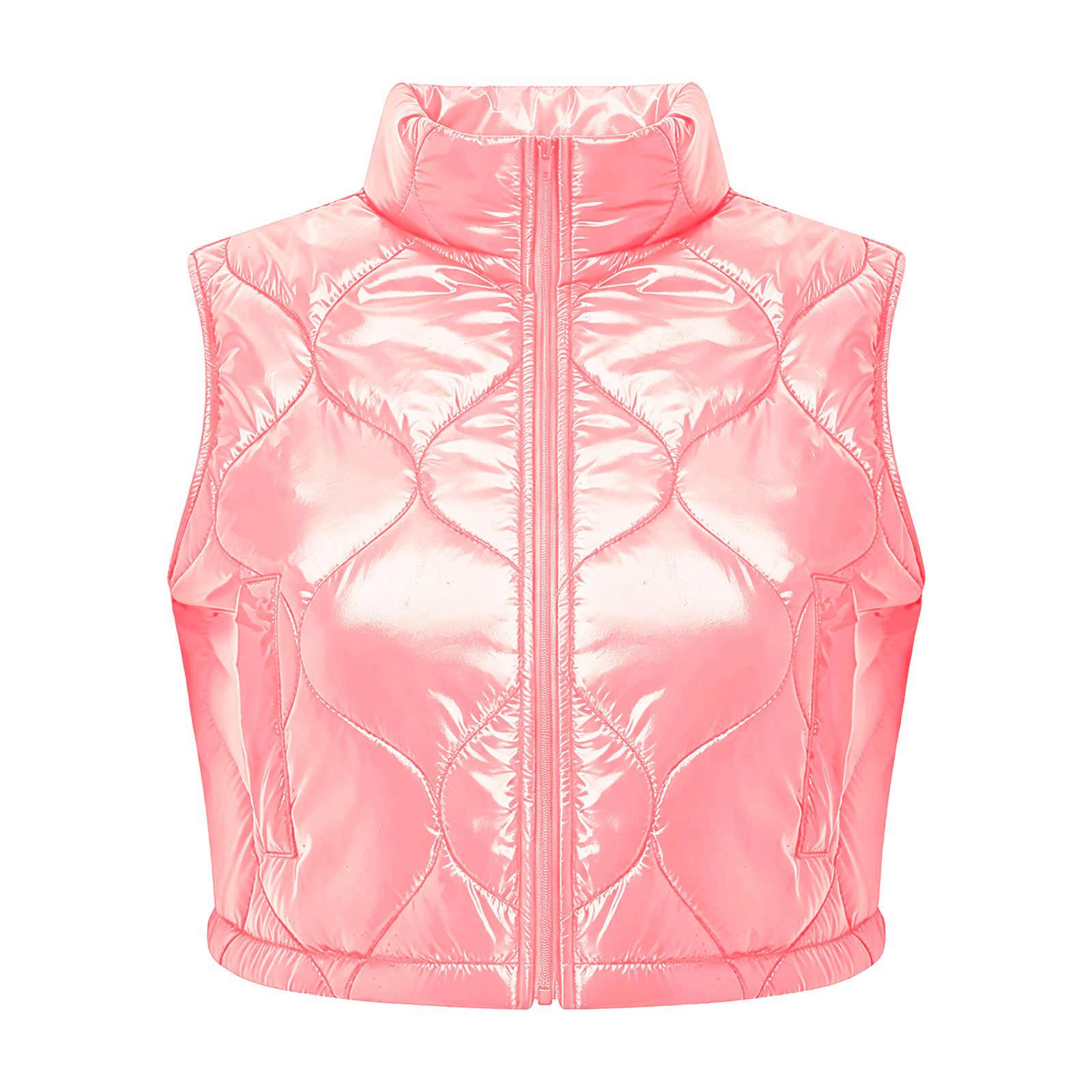 Colete Feminino Acolchoado Que - Puffer Vest Fashion Women avaliação e preço
