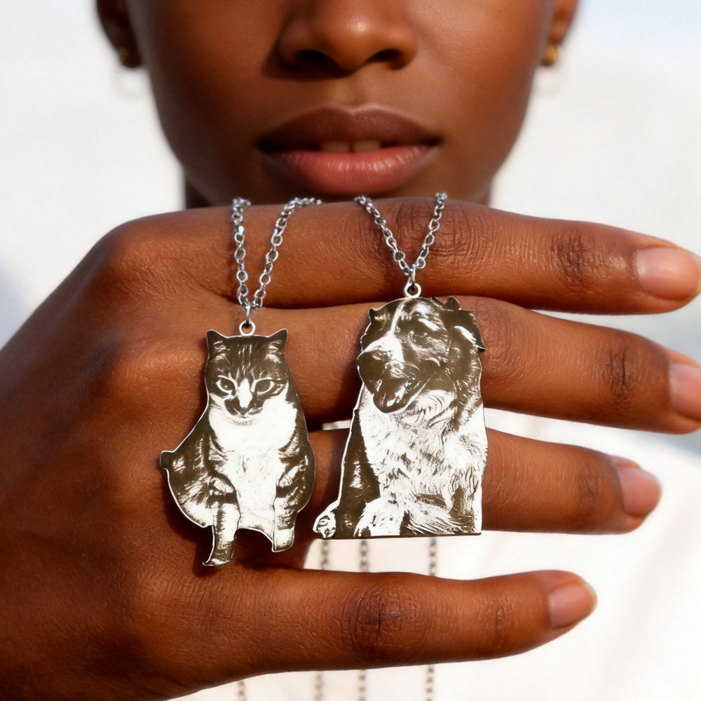 Colar com foto de animal de es - Xl Women'S Fashion avaliação e preço