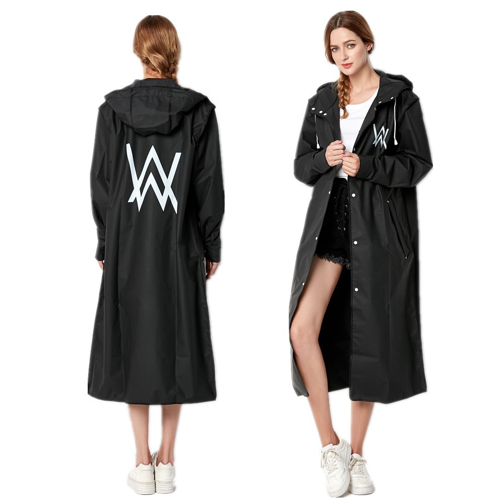 Nova moda tamanho grande homen - Women'S Fashion Raincoat avaliação e preço