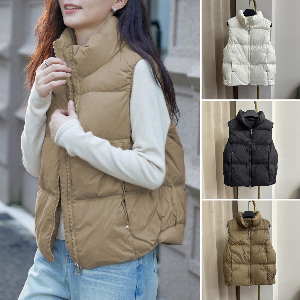 Jaquetas de inverno moda colet - Puffer Vest Fashion Women avaliação e preço