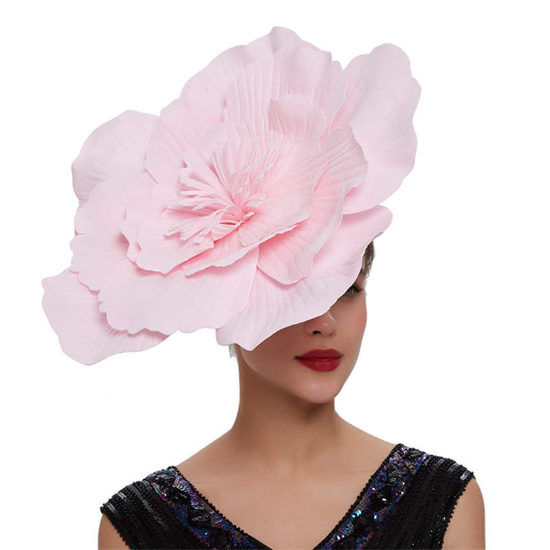 New Large Flower Hair Band Bow - Women Fashion Photoshoot avaliação e preço