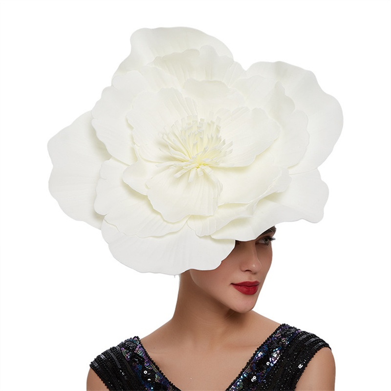 New Large Flower Hair Band Bow - Women Fashion Photoshoot avaliação e preço