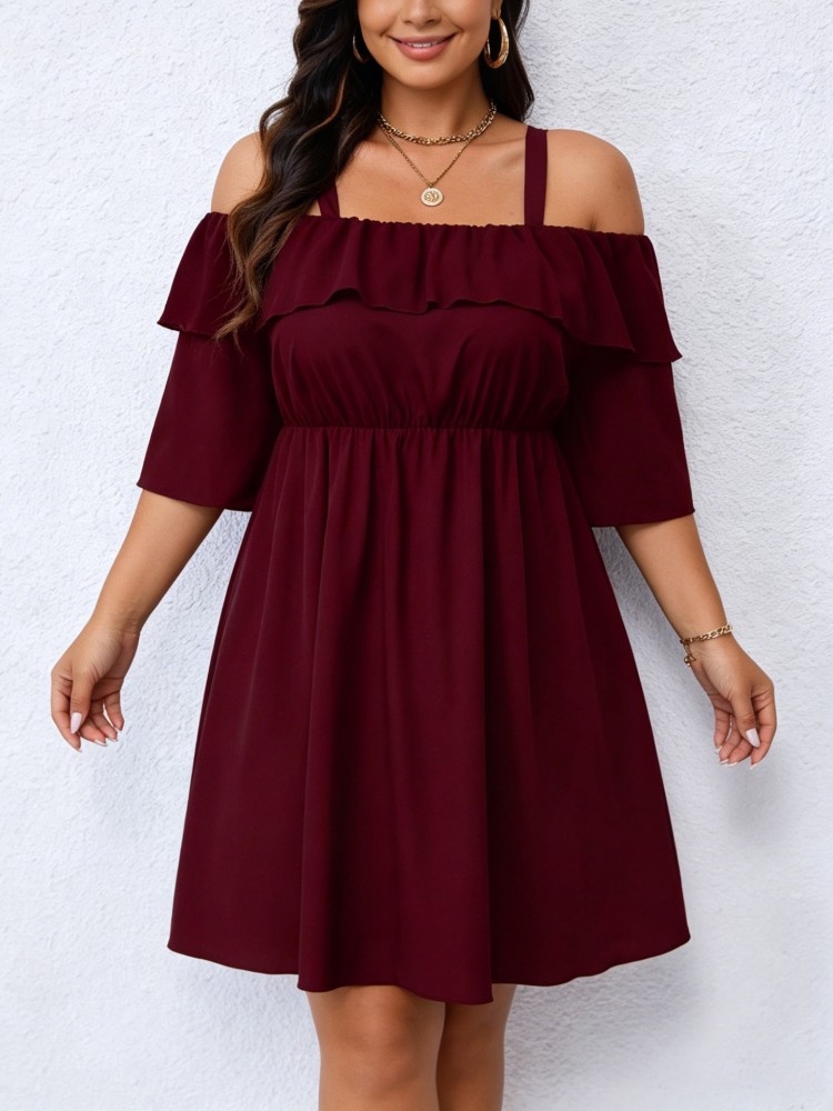 Roupas Plus Size XL-5XL Vestid - Xl Women'S Fashion avaliação e preço