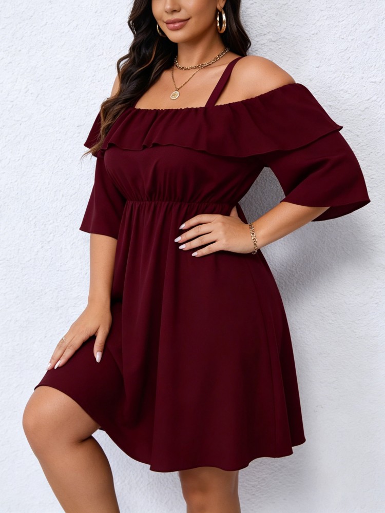 Roupas Plus Size XL-5XL Vestid - Xl Women'S Fashion avaliação e preço