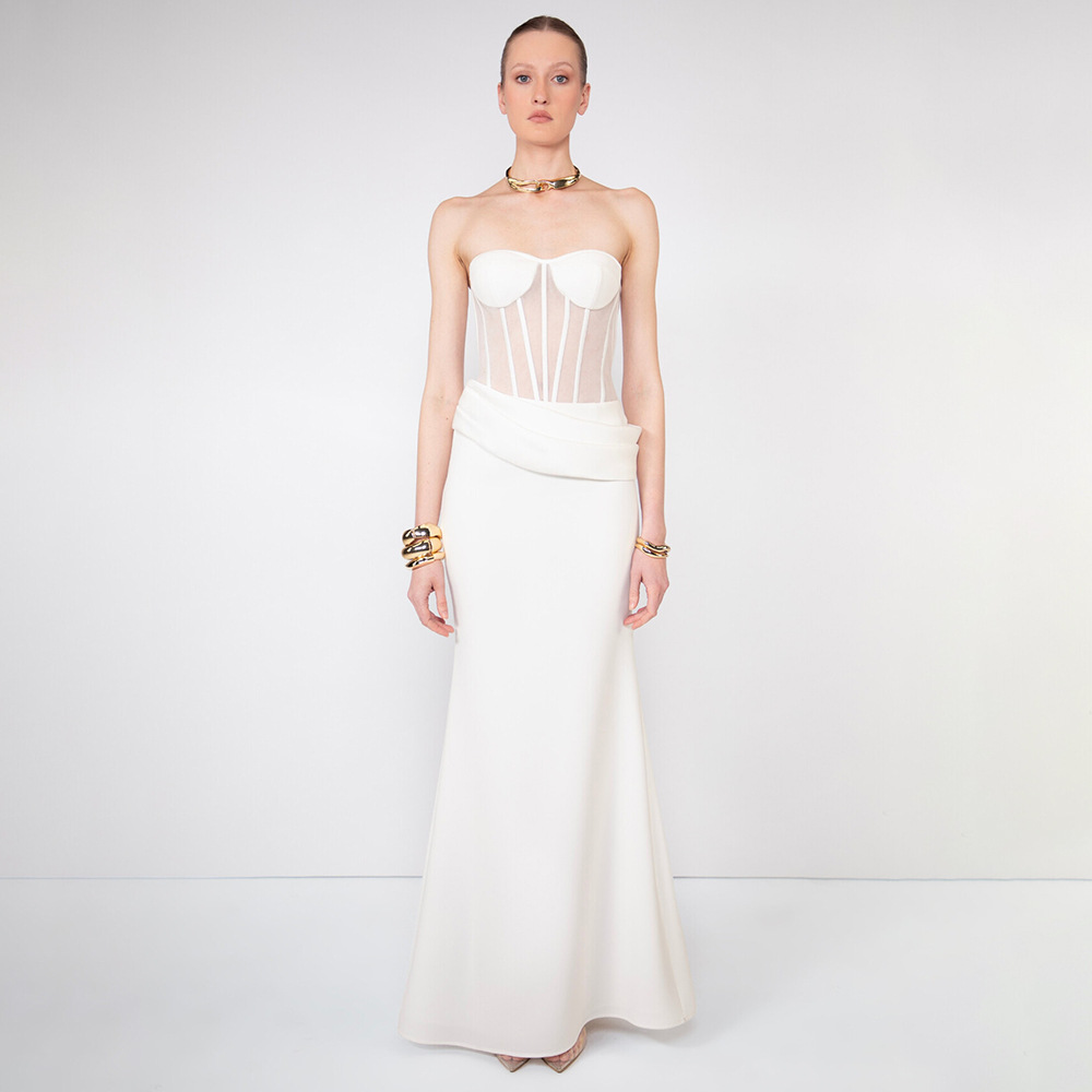 Vestido de Noite Transparente  - Women Fashion Dress Names avaliação e preço