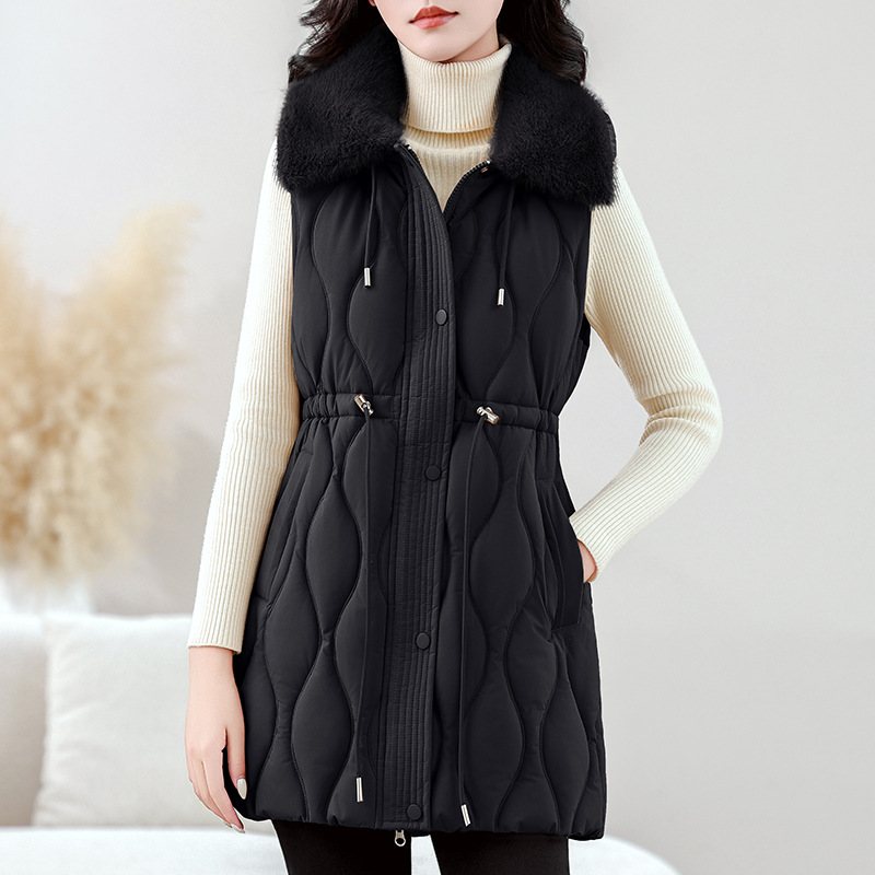 Colete Feminino Acolchoado de  - Puffer Vest Fashion Women avaliação e preço