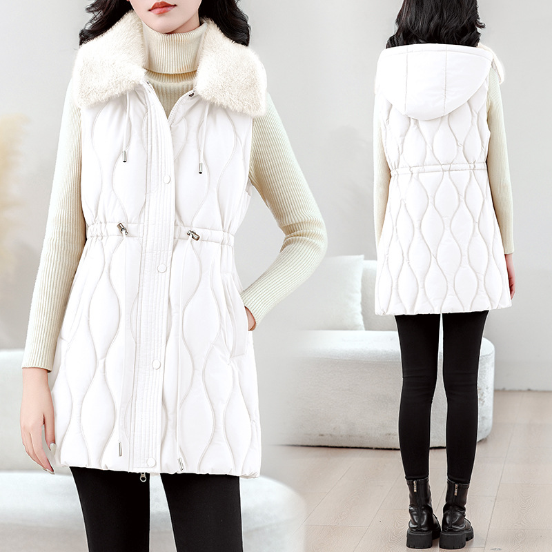 Colete Feminino Acolchoado de  - Puffer Vest Fashion Women avaliação e preço