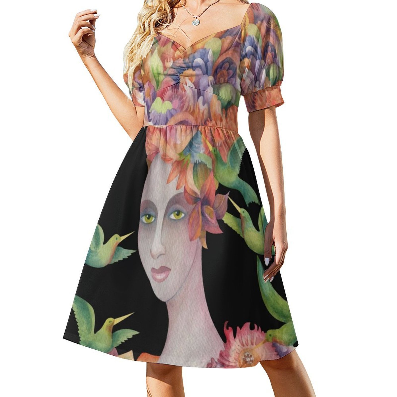 Quem é aquela garota? # 4 vest - Smocked Dress Women avaliação e preço