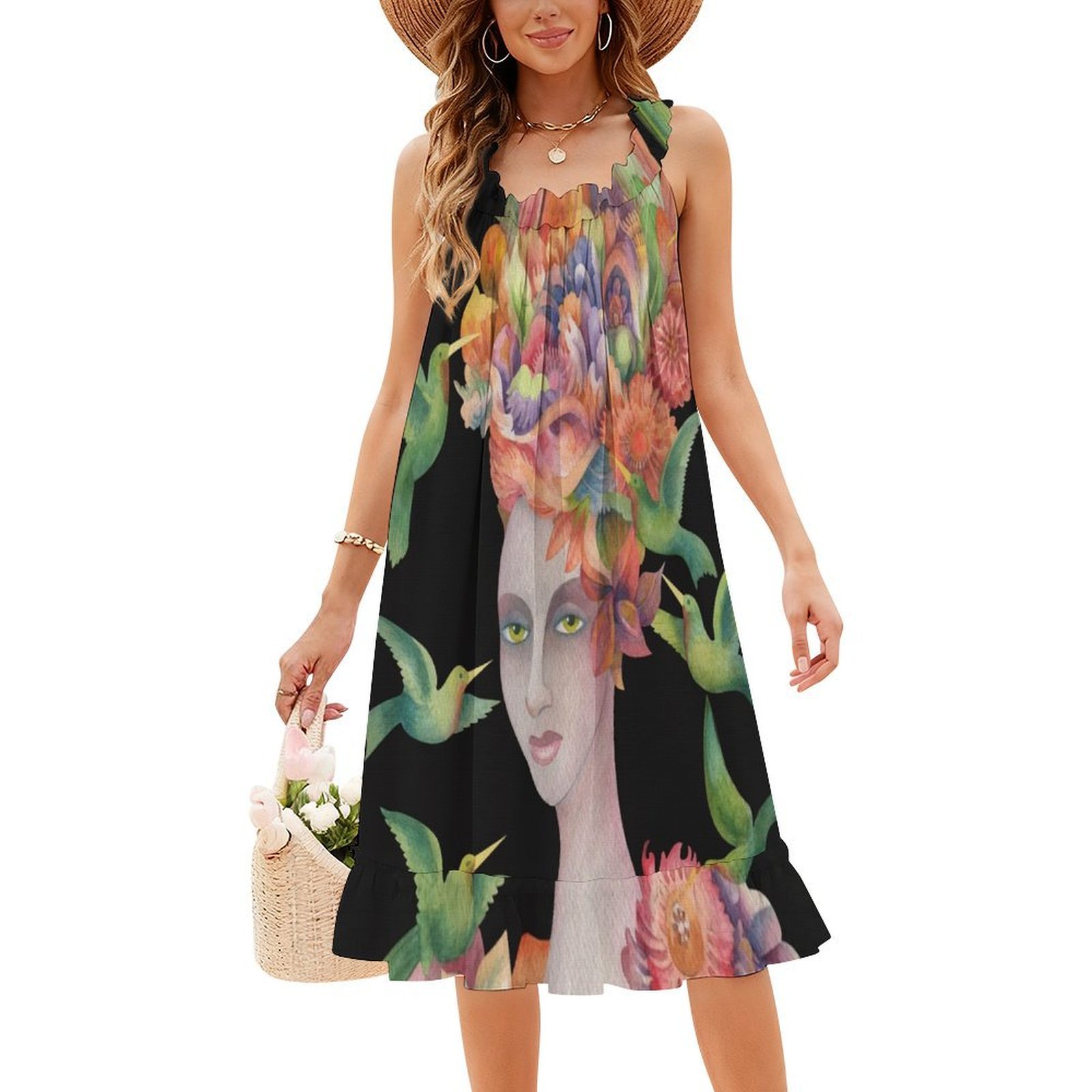 Quem é aquela garota? # 4 vest - Smocked Dress Women avaliação e preço