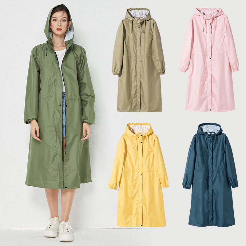 Nova moda feminina leve respir - Women'S Fashion Raincoat avaliação e preço