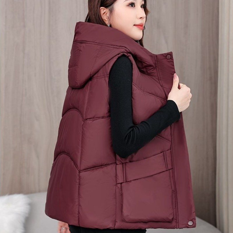 Inverno 2026 moda oversized pu - Puffer Vest Fashion Women avaliação e preço