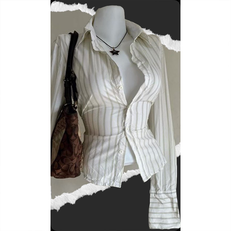 Nova listra impressão casual y - Women'S Y2K Fashion Aesthetic avaliação e preço