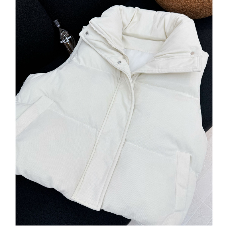 Colete acolchoado feminino com - Puffer Vest Fashion Women avaliação e preço