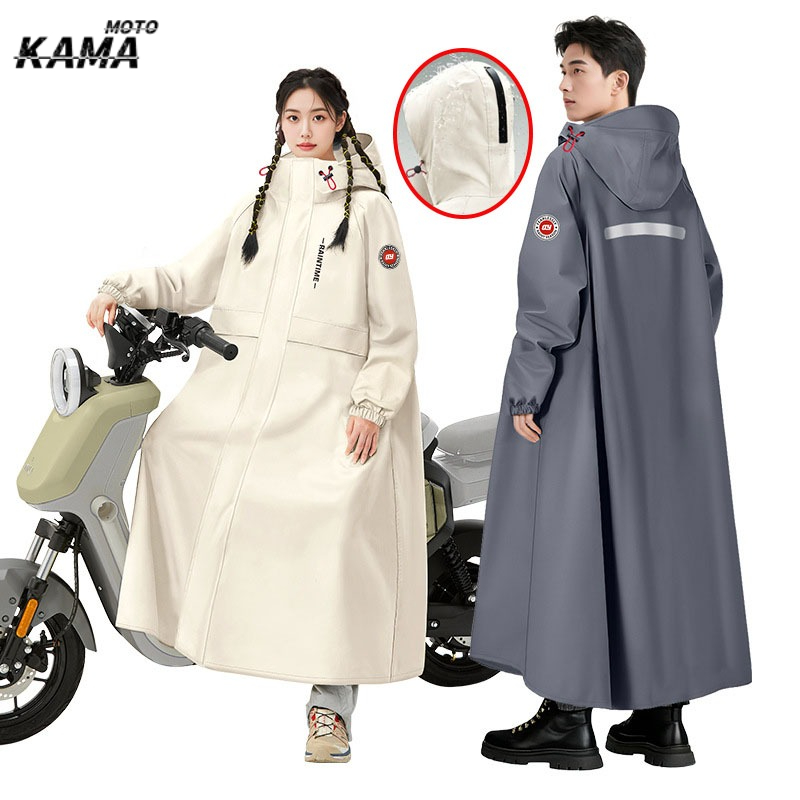 Capa de Chuva Longa Impermeáve - Women'S Fashion Raincoat avaliação e preço