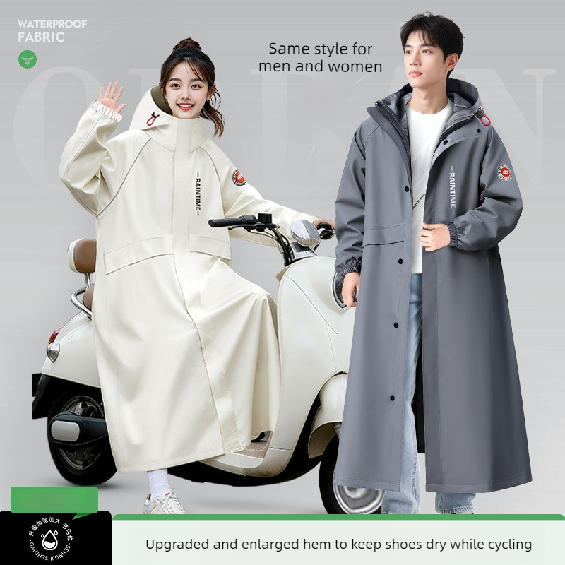 Capa de Chuva Longa Impermeáve - Women'S Fashion Raincoat avaliação e preço