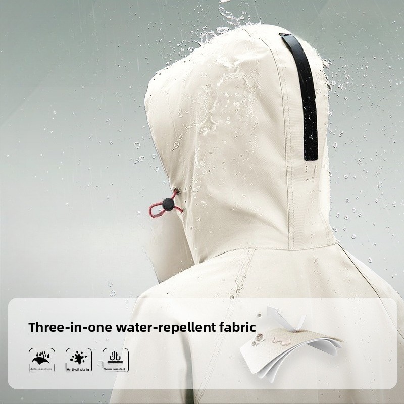 Capa de Chuva Longa Impermeáve - Women'S Fashion Raincoat avaliação e preço