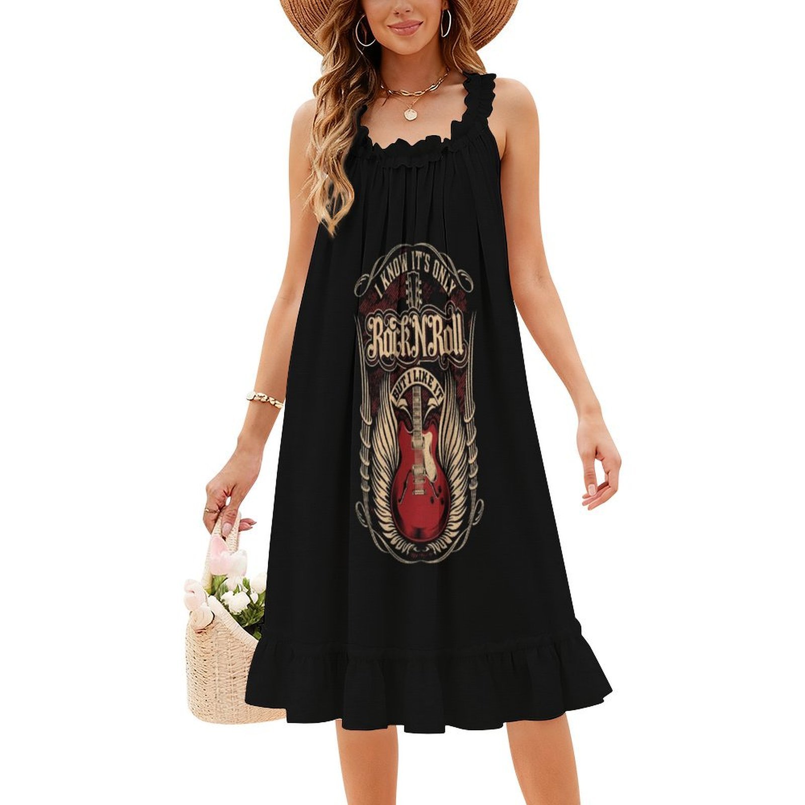 É e X27; S Apenas Rock e X27;  - Smocked Dress Women avaliação e preço