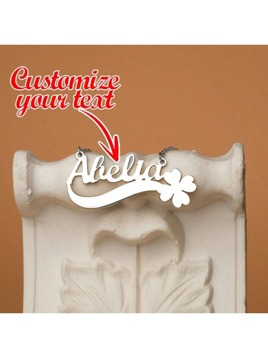 Colar Personalizado Trevo de Q - Women Fashion Dress Names avaliação e preço