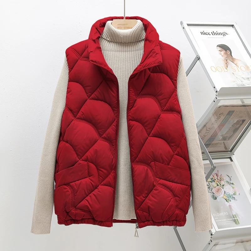 2025 novo puff colete feminino - Puffer Vest Fashion Women avaliação e preço
