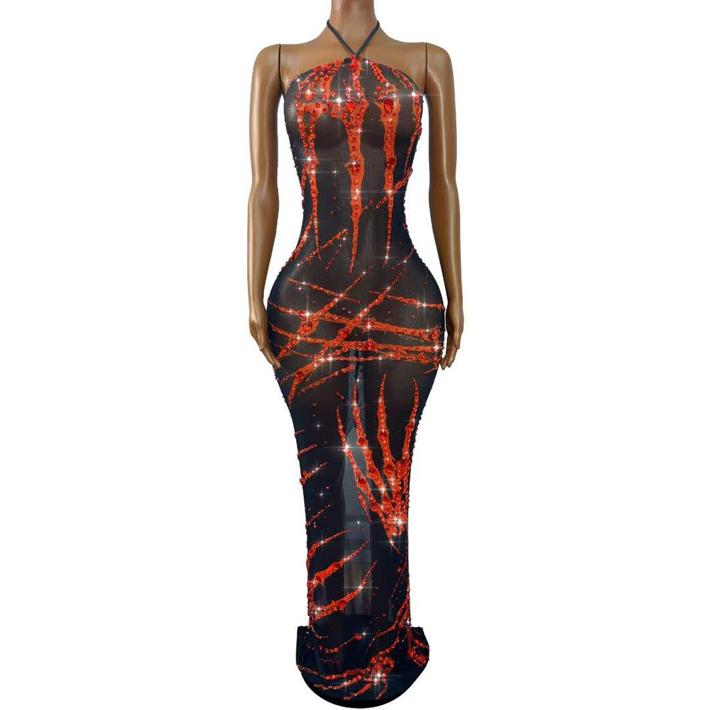 Vestido de Bandagem com Strass - Women Fashion Photoshoot avaliação e preço