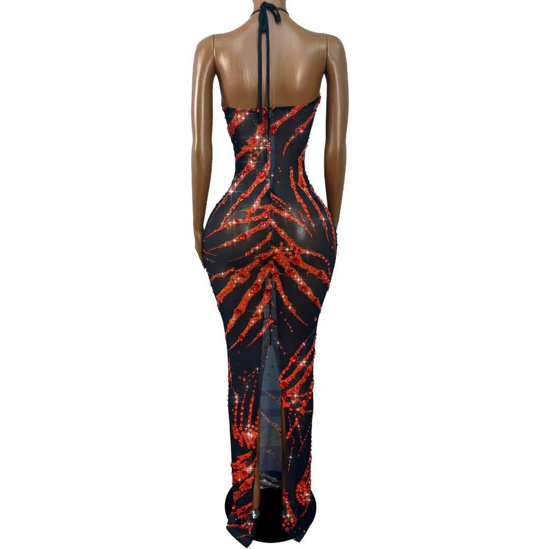 Vestido de Bandagem com Strass - Women Fashion Photoshoot avaliação e preço