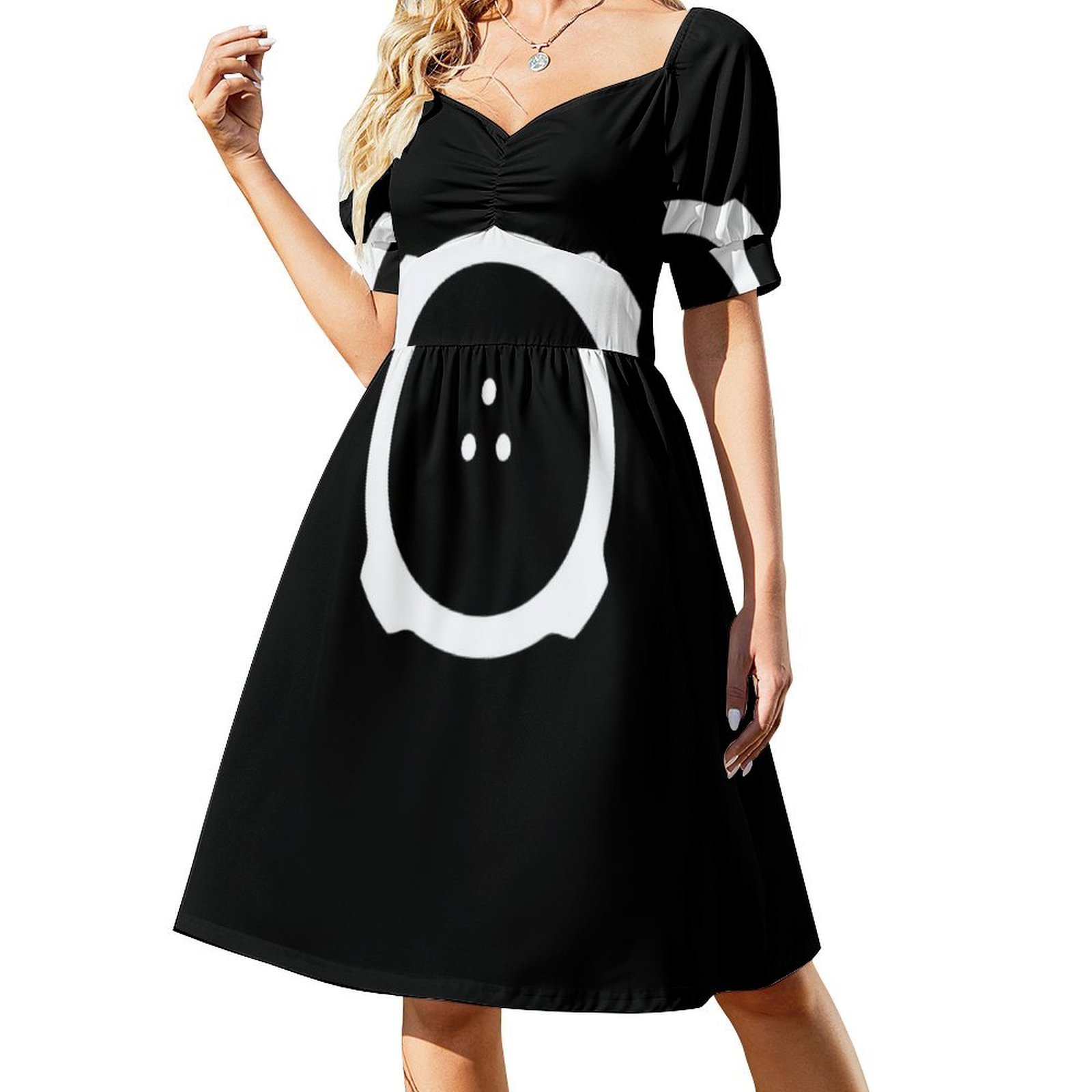Fantasma na concha design míni - Smocked Dress Women avaliação e preço