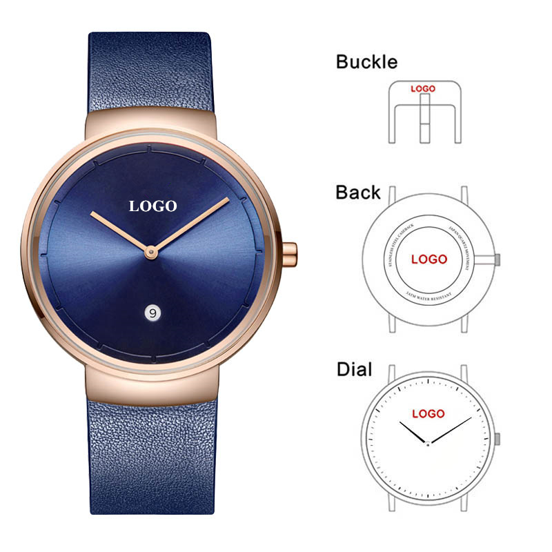 Custom Logo Watch para homens  - Fashion Women Watch avaliação e preço