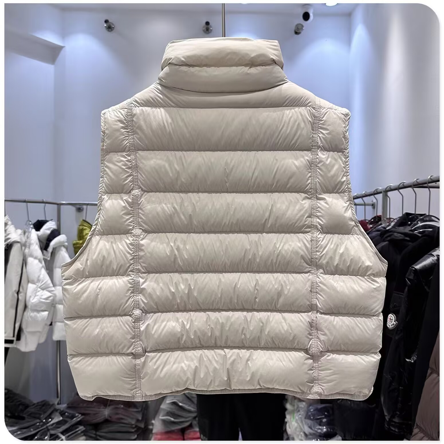 Colete Feminino de Pluma de Pa - Puffer Vest Fashion Women avaliação e preço