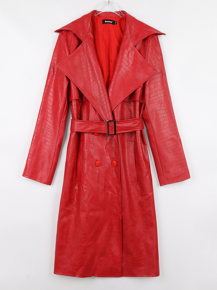 Casaco de couro com estampa ne - Women'S Fashion Raincoat avaliação e preço